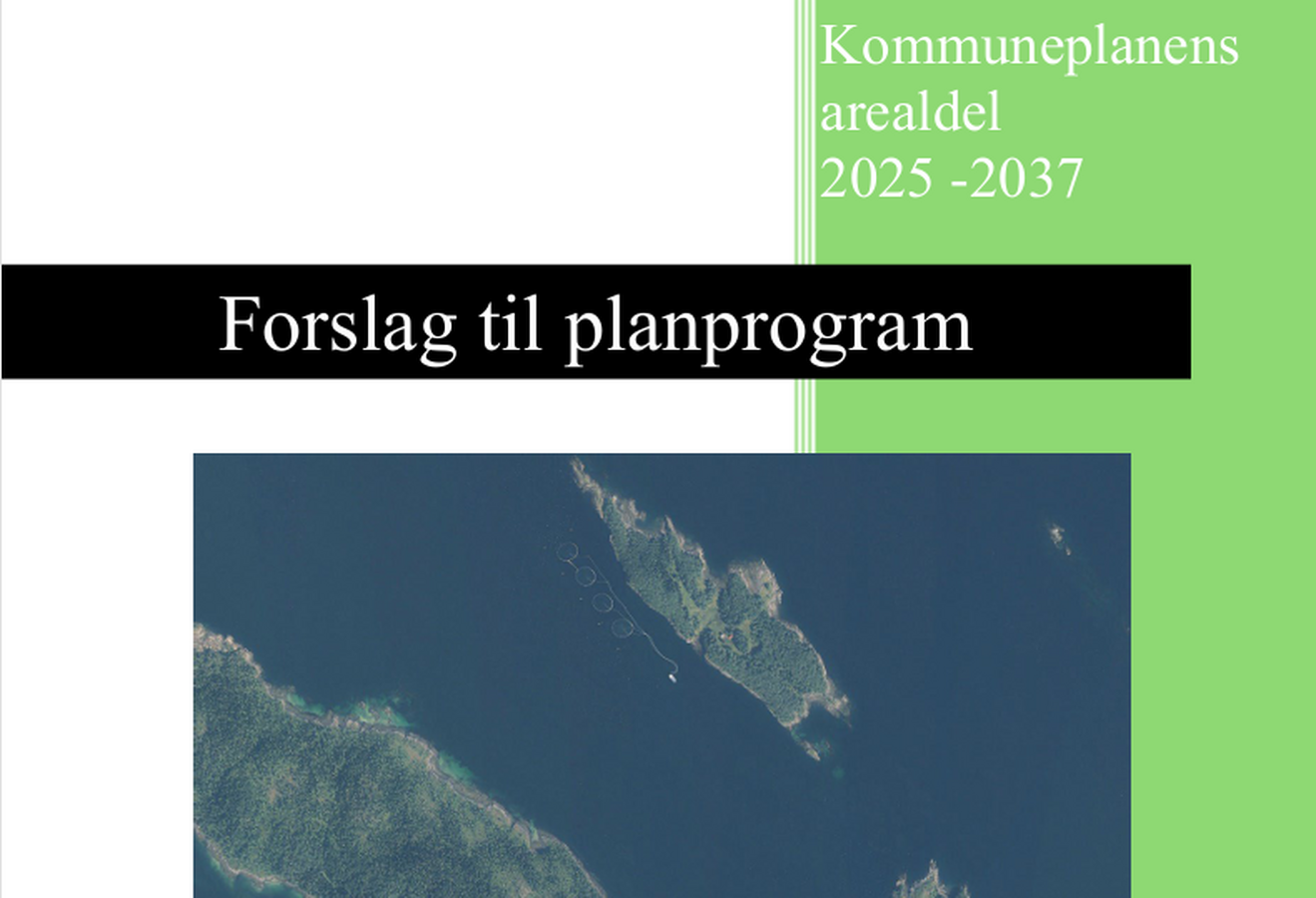 Forslag til planprogram